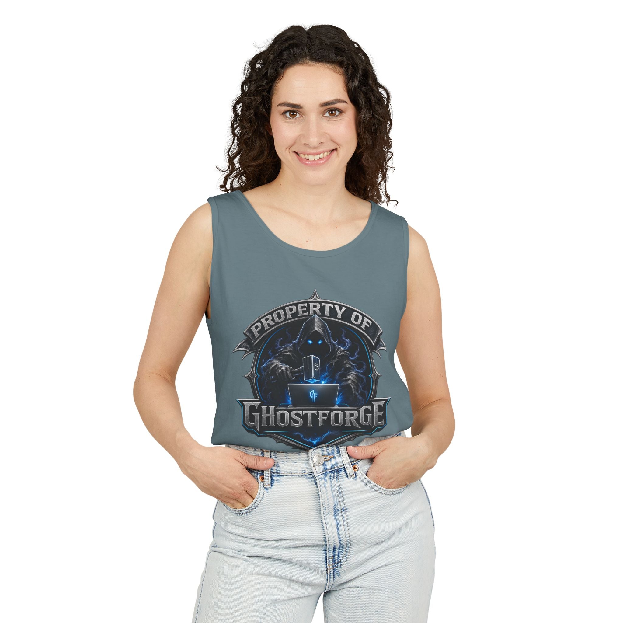 GhostForge Emblem Tank Top — Property of GFShop Logo Tank