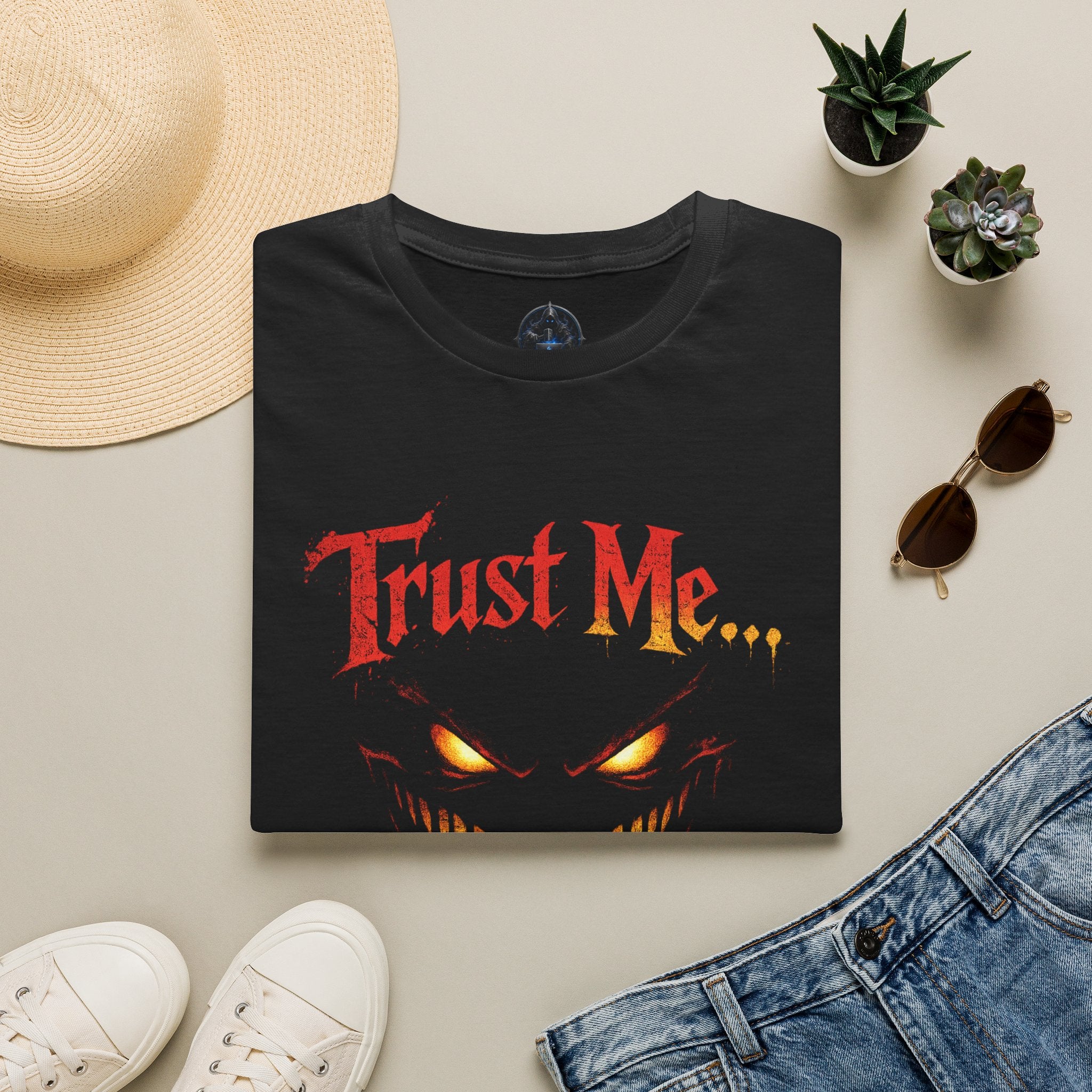 Trust Me… Scary Face T-Shirt —  Horror Graphic Tee