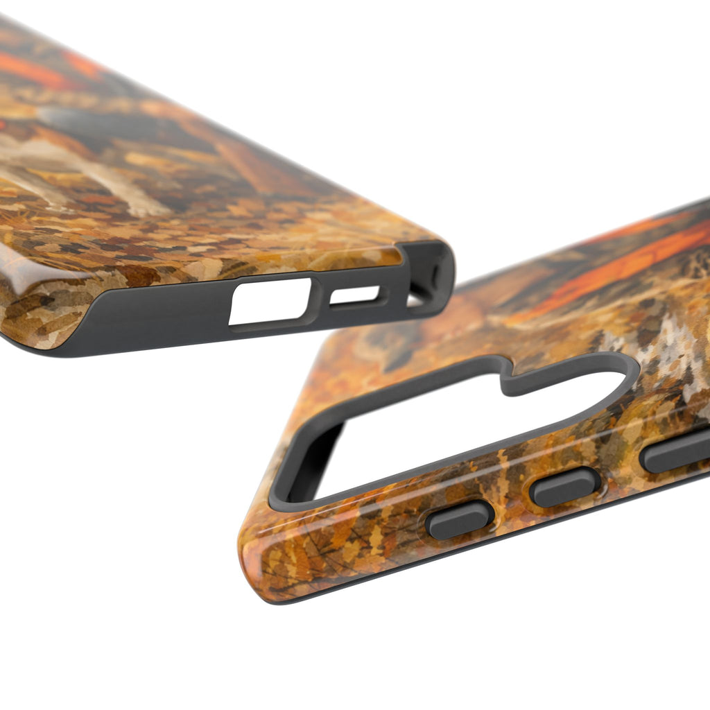 Hunter and Beagle Phone Case — Hunting Dog Autumn Camouflage iPhone Cover