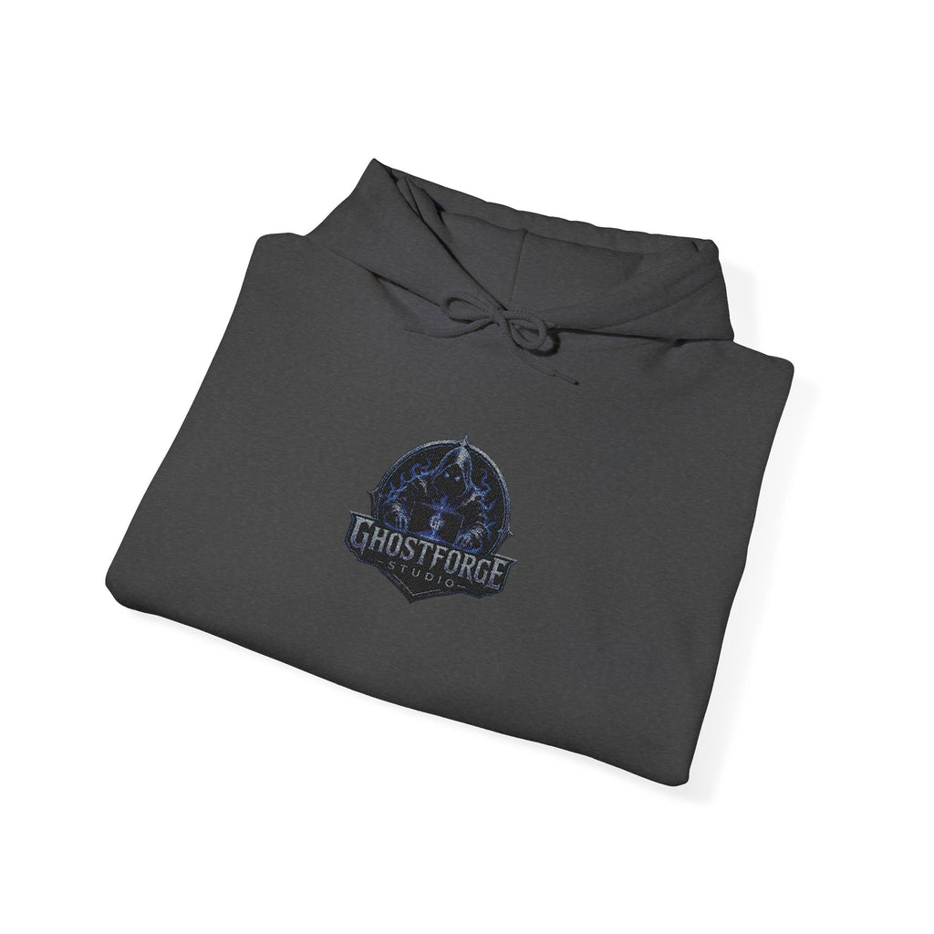 GhostForge Logo Hoodie — Graphic Wraith Hooded Sweatshirt