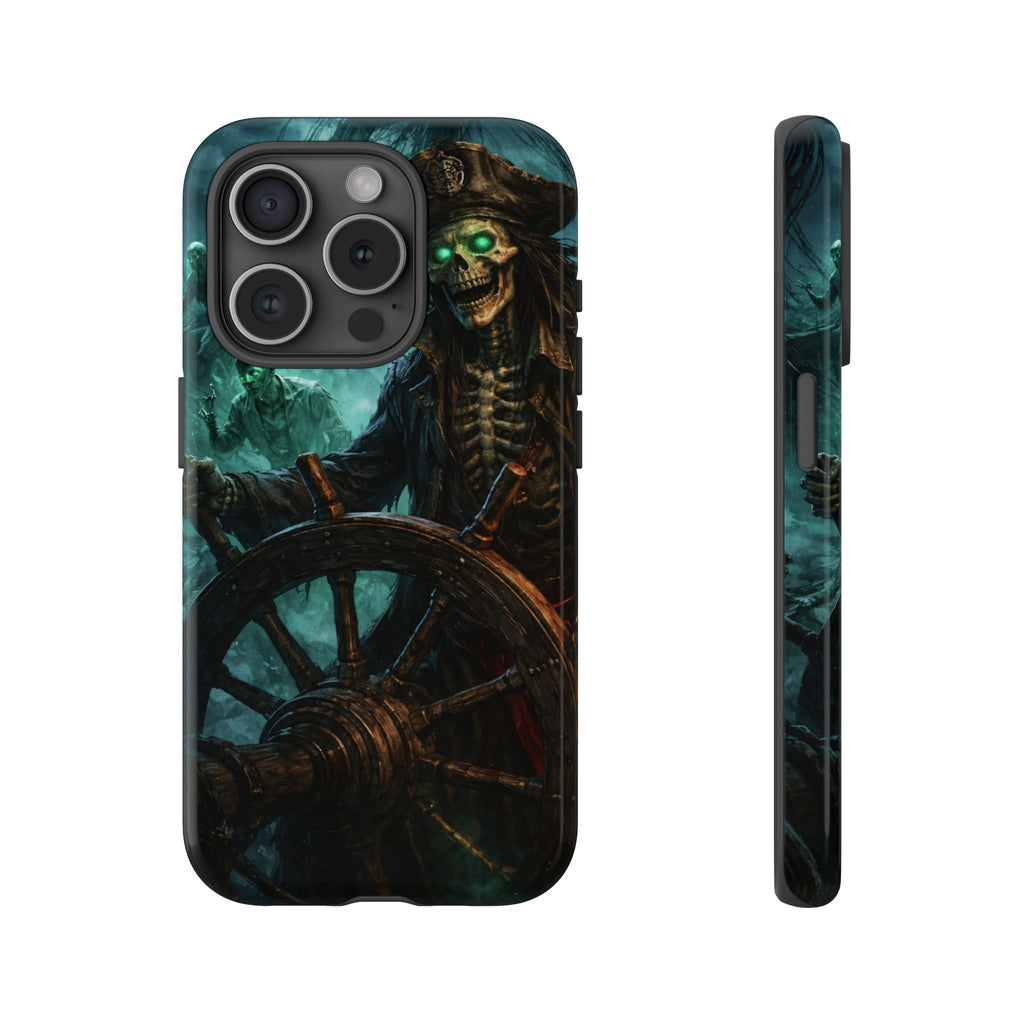 Pirate Skeleton Phone Case — Haunted Ship Captain iPhone Cover