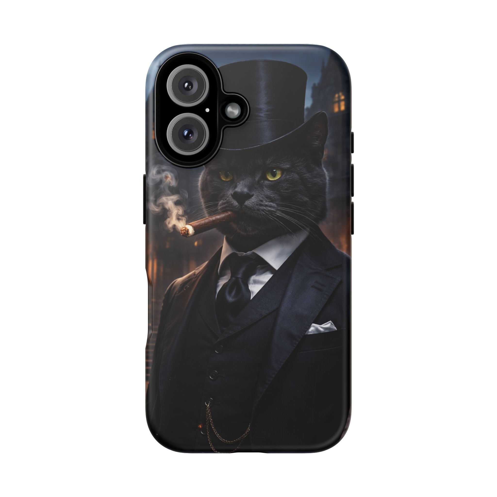 Phone Case — Strange Cat From a Strange Man (Vintage Gentleman Design)