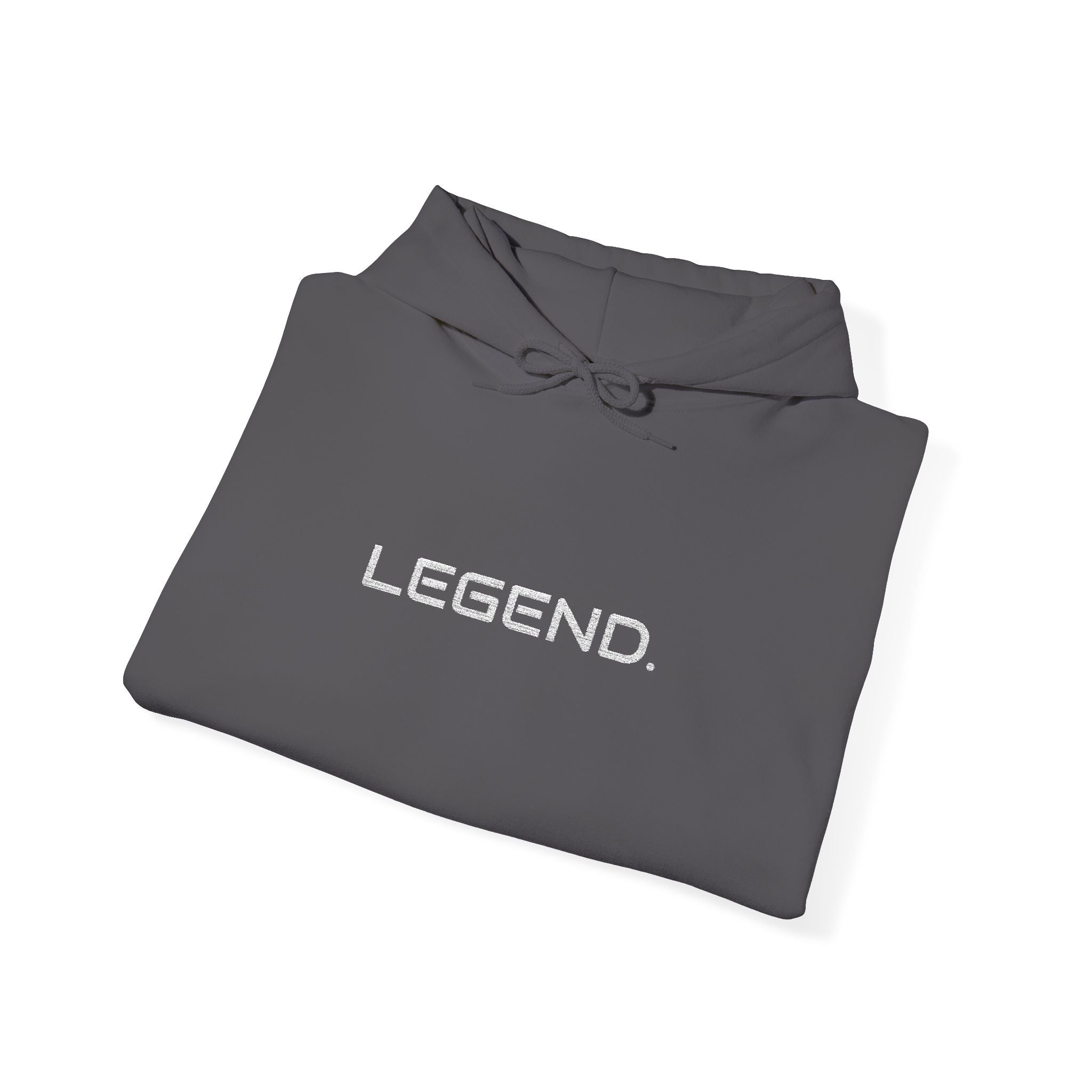 Legend Hoodie – Minimalist 'LEGEND.' Embroidered Pullover