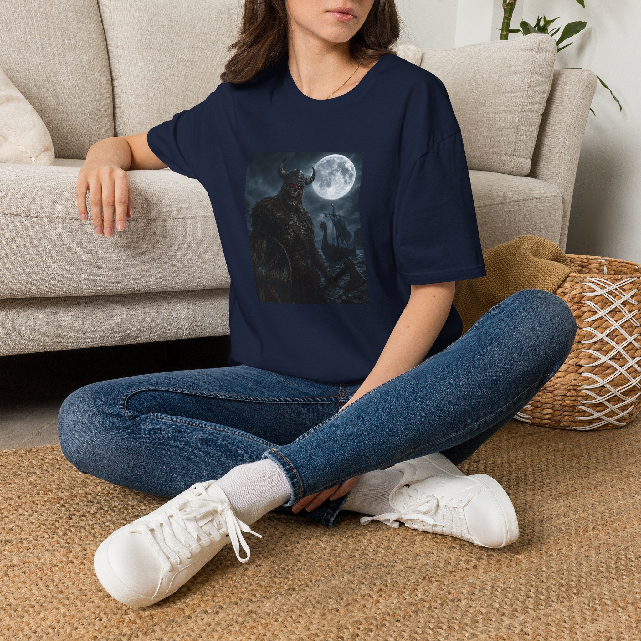 Viking Lord Tee — Moonlit Un-Dead Warrior Graphic T-Shirt