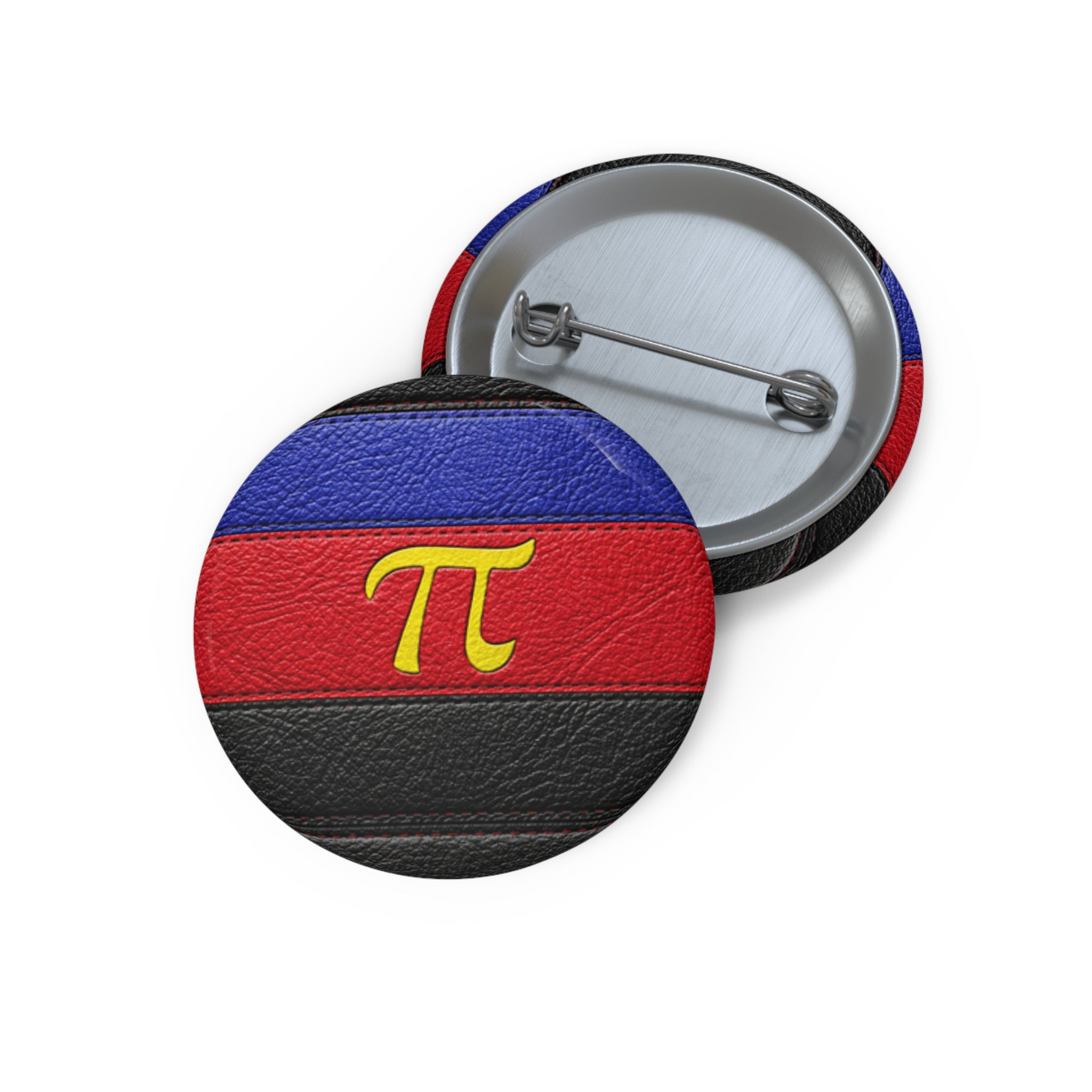 Poly Symbol Pin Button — Polyamorous Enamel-Style Round Badge