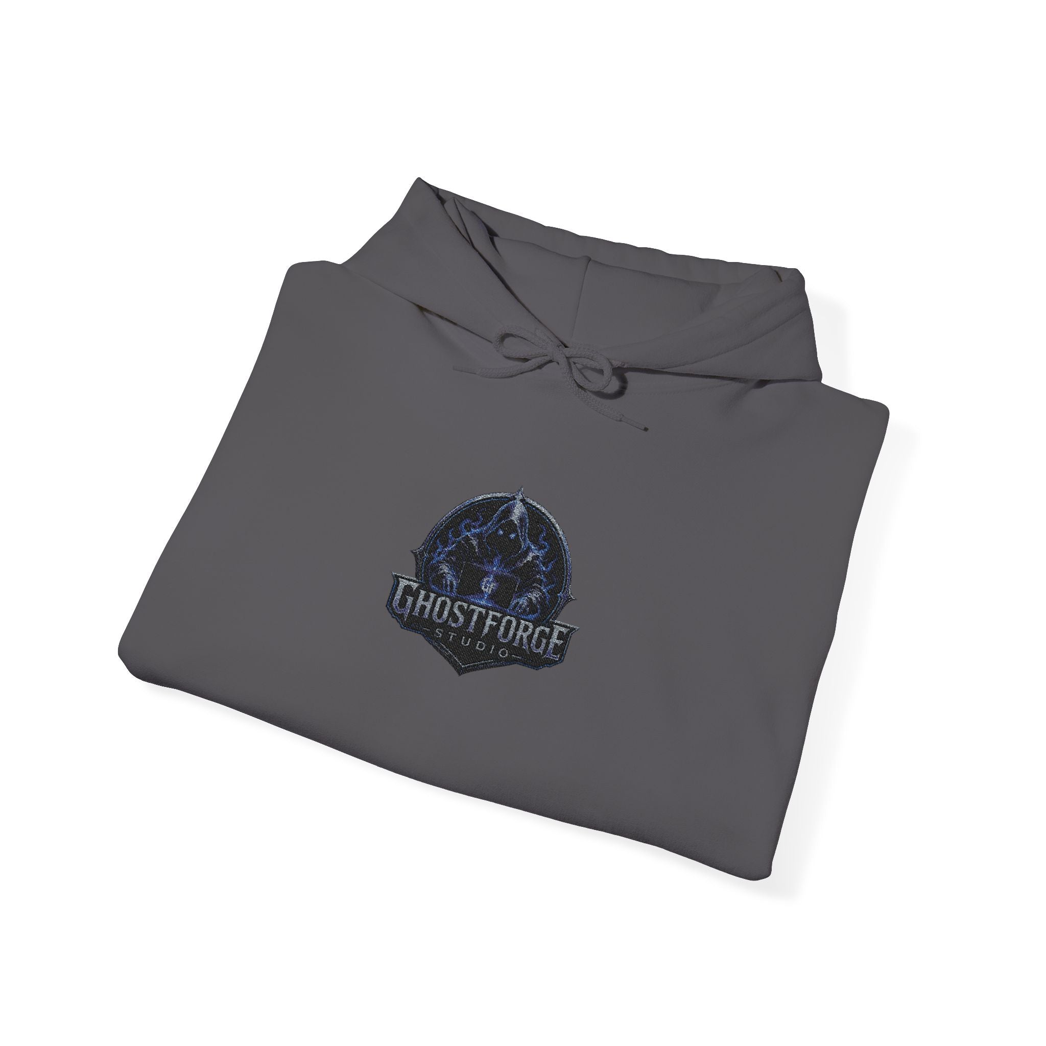 GhostForge Logo Hoodie — Graphic Wraith Hooded Sweatshirt