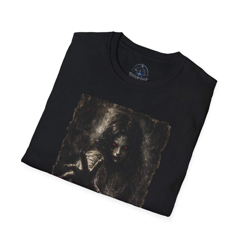 Horror Portrait T-Shirt — Creepy Ghost Graphic Tee