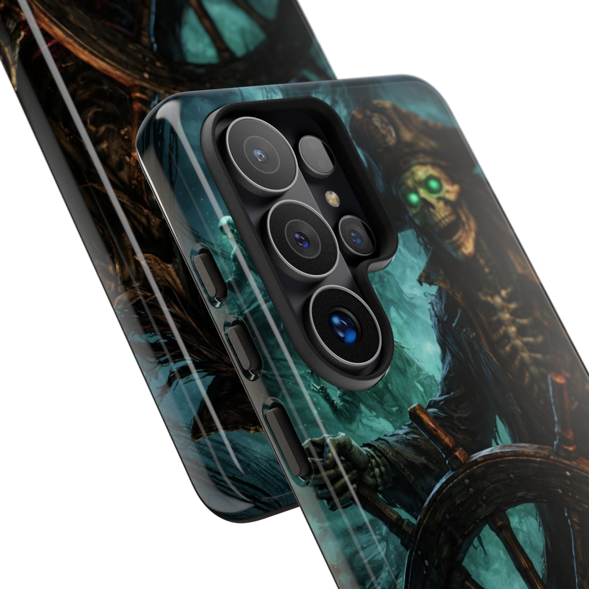 Pirate Skeleton Phone Case — Haunted Ship Captain iPhone Cover