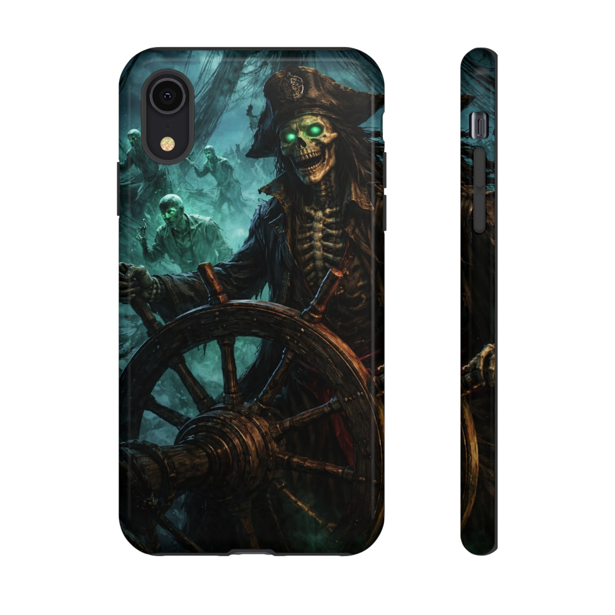 Pirate Skeleton Phone Case — Haunted Ship Captain iPhone Cover