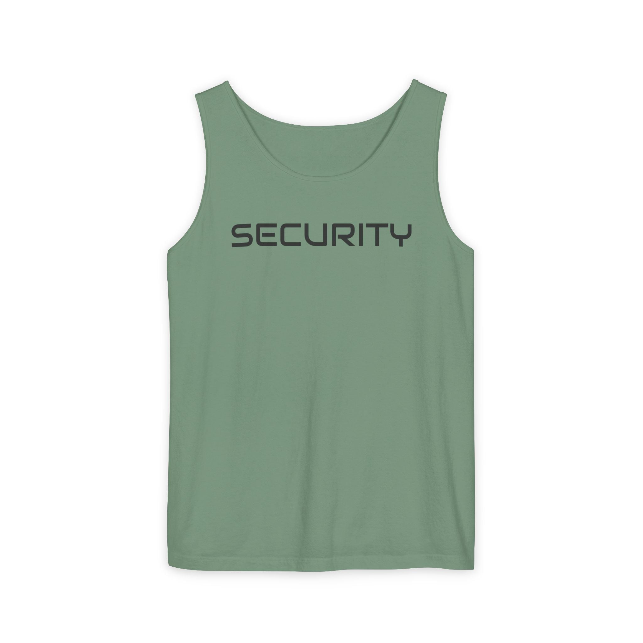 SECURITY Graphic Tank Top — Bold 'SECURITY' Streetwear Muscle Tee