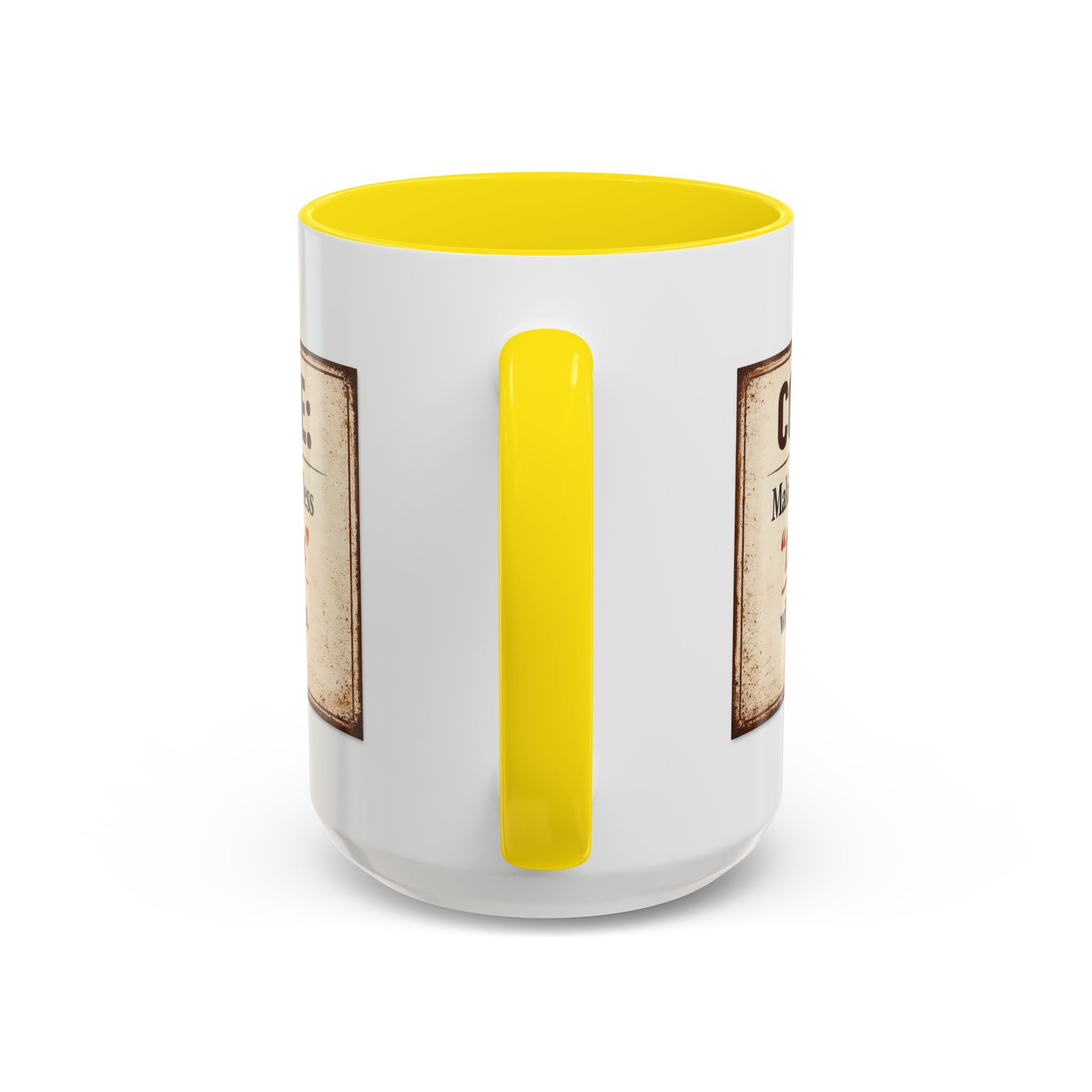 Coffee Mug — “Coffee: Making people less ‘targety’ with every cup” Vintage Accent Mug