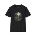 Haunted Graveyard T-Shirt — Moonlit Reaper & Haunted Crypt Graphic Tee