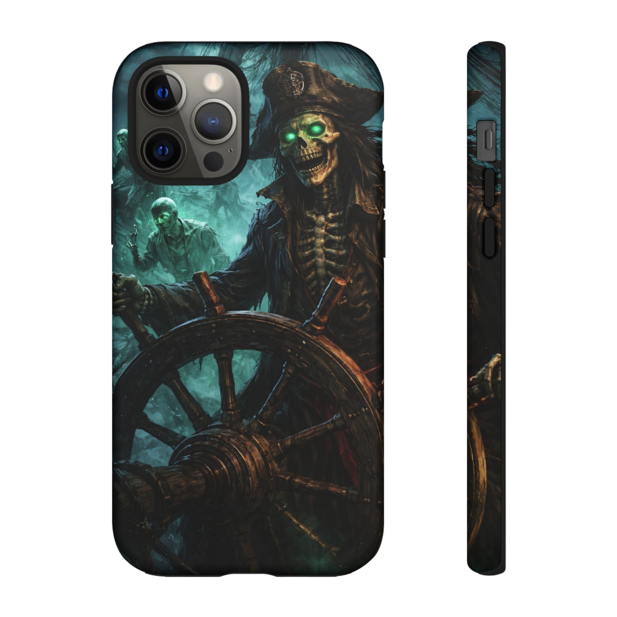 Pirate Skeleton Phone Case — Haunted Ship Captain iPhone Cover