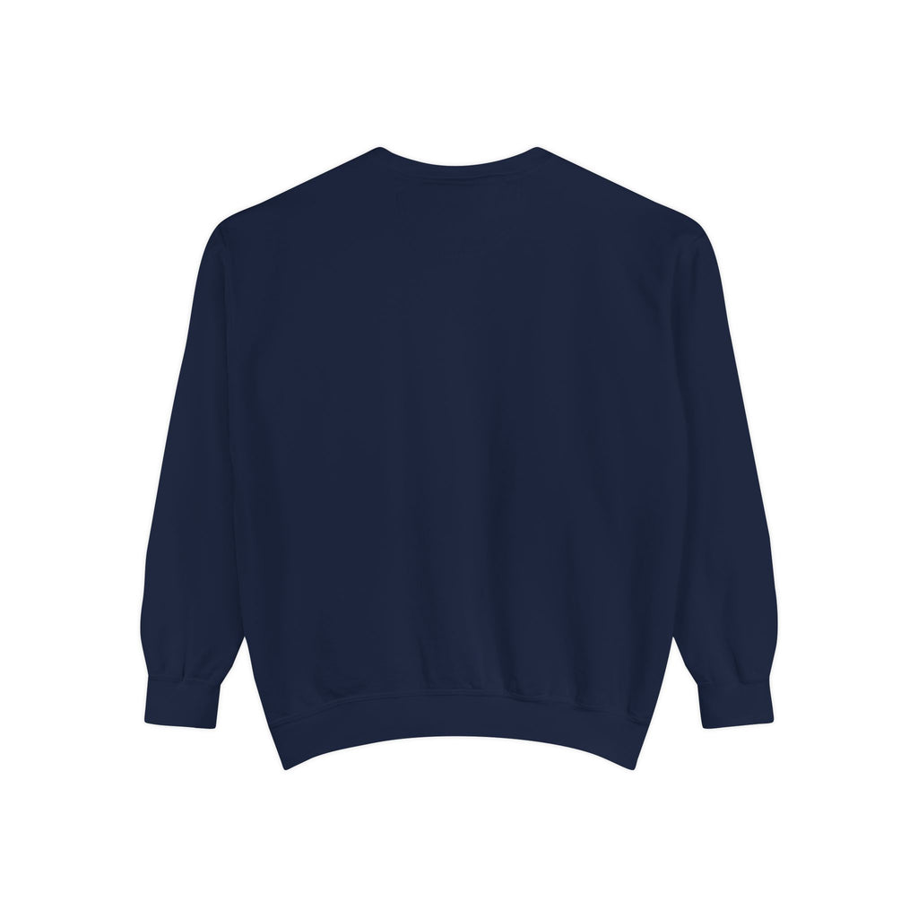 Dragon Night Sweatshirt — Mystical Purple Dragon Over Moonlit Village