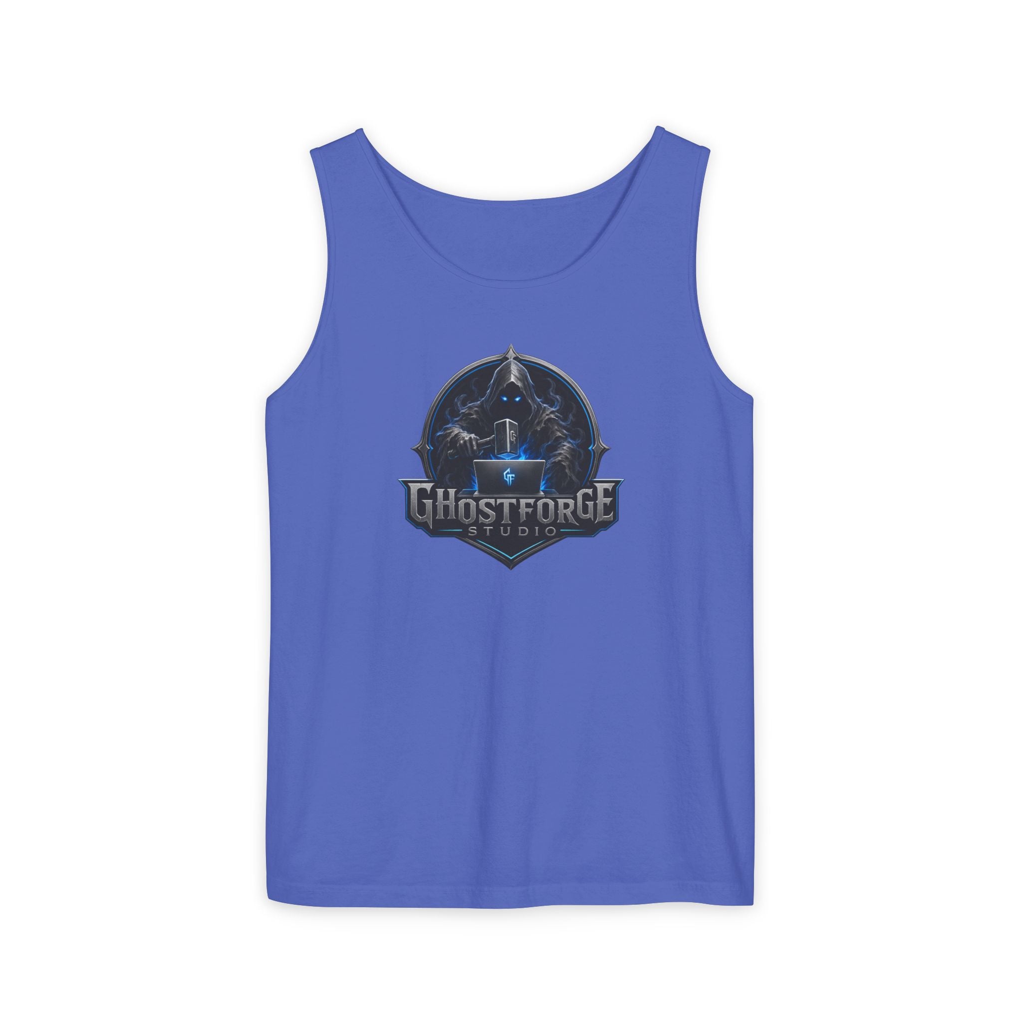 GhostForge Emblem Tank Top — Shop Logo Muscle Tee