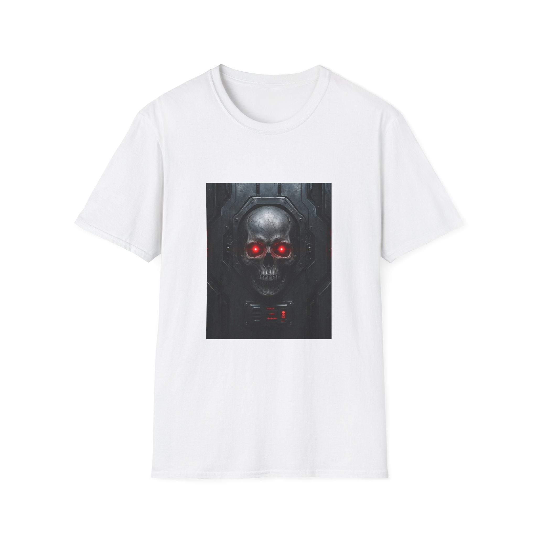 Skull with Red Glowing Eyes T‑Shirt