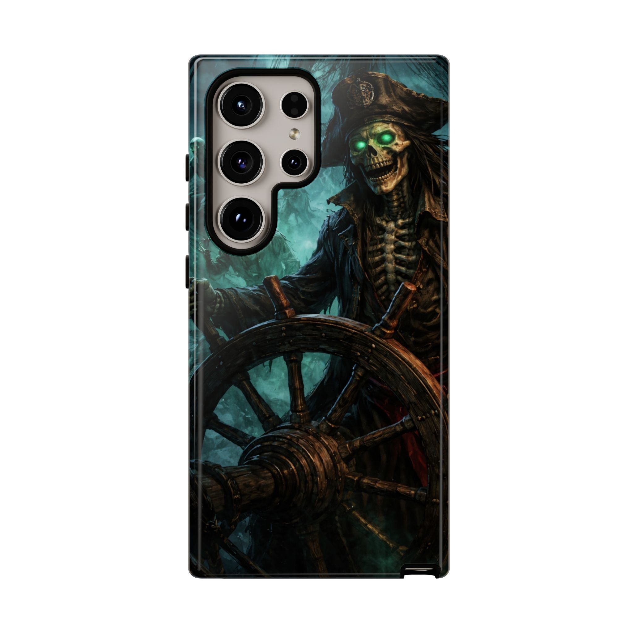 Pirate Skeleton Phone Case — Haunted Ship Captain iPhone Cover