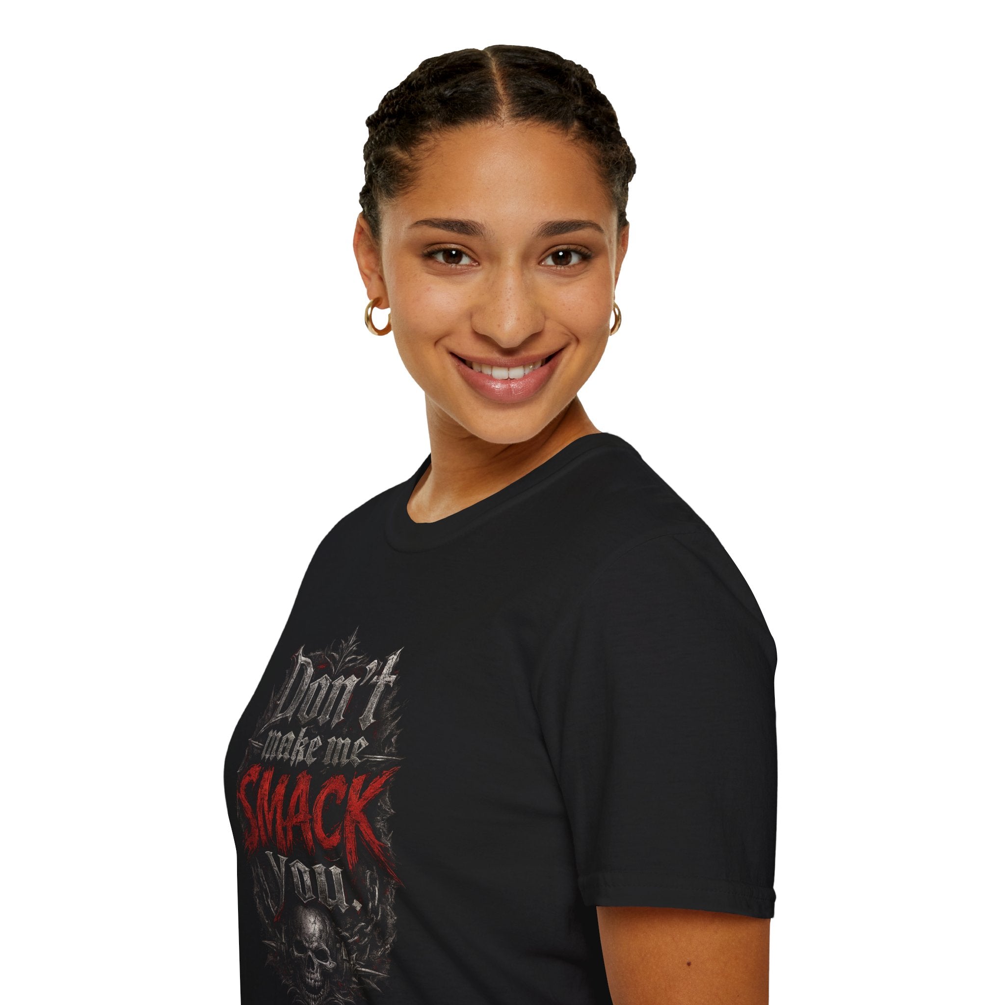 Don't Make Me Smack T-Shirt — Edgy Gothic Graphic Tee