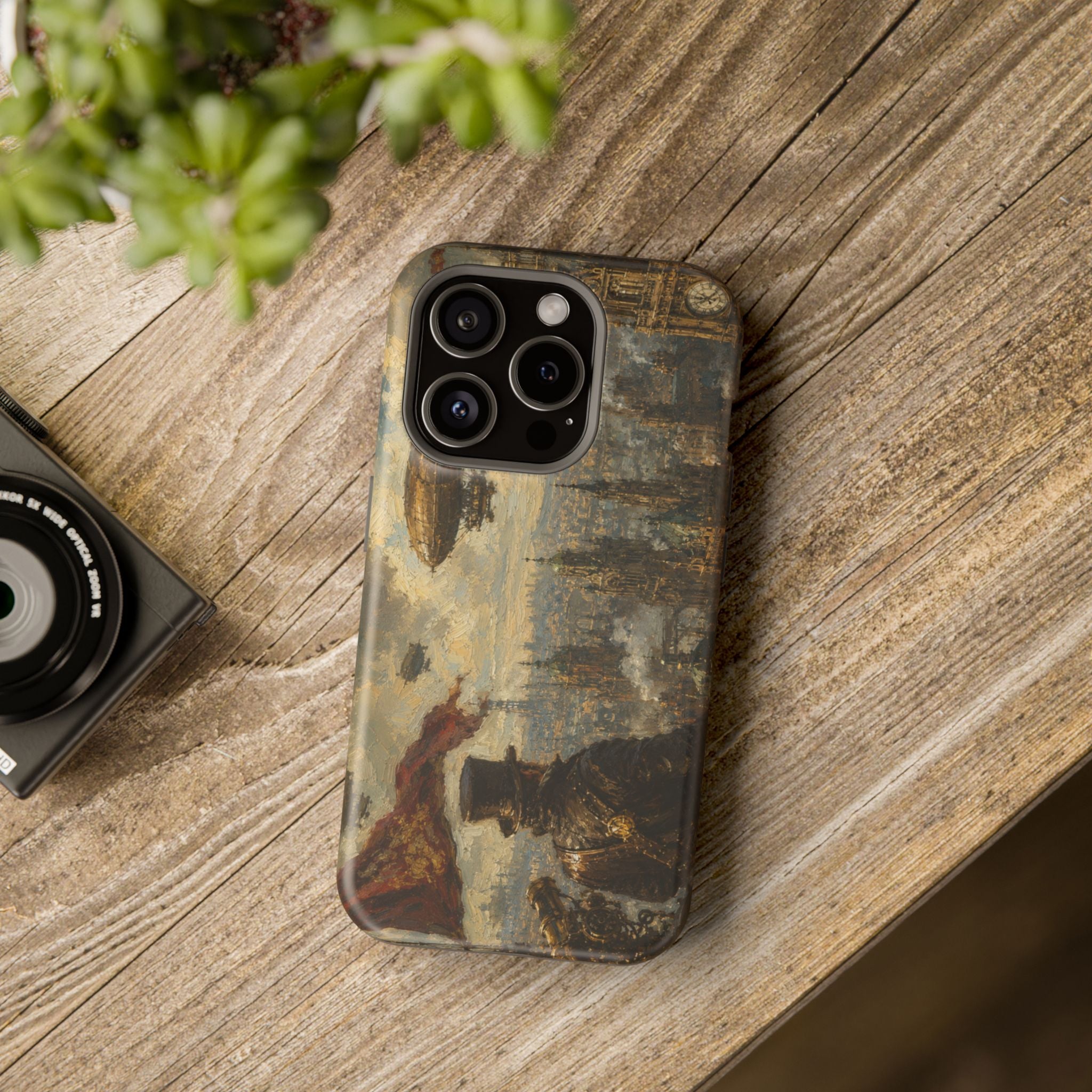 Steampunk Scene Magnetic Impact-Resistant Phone Case