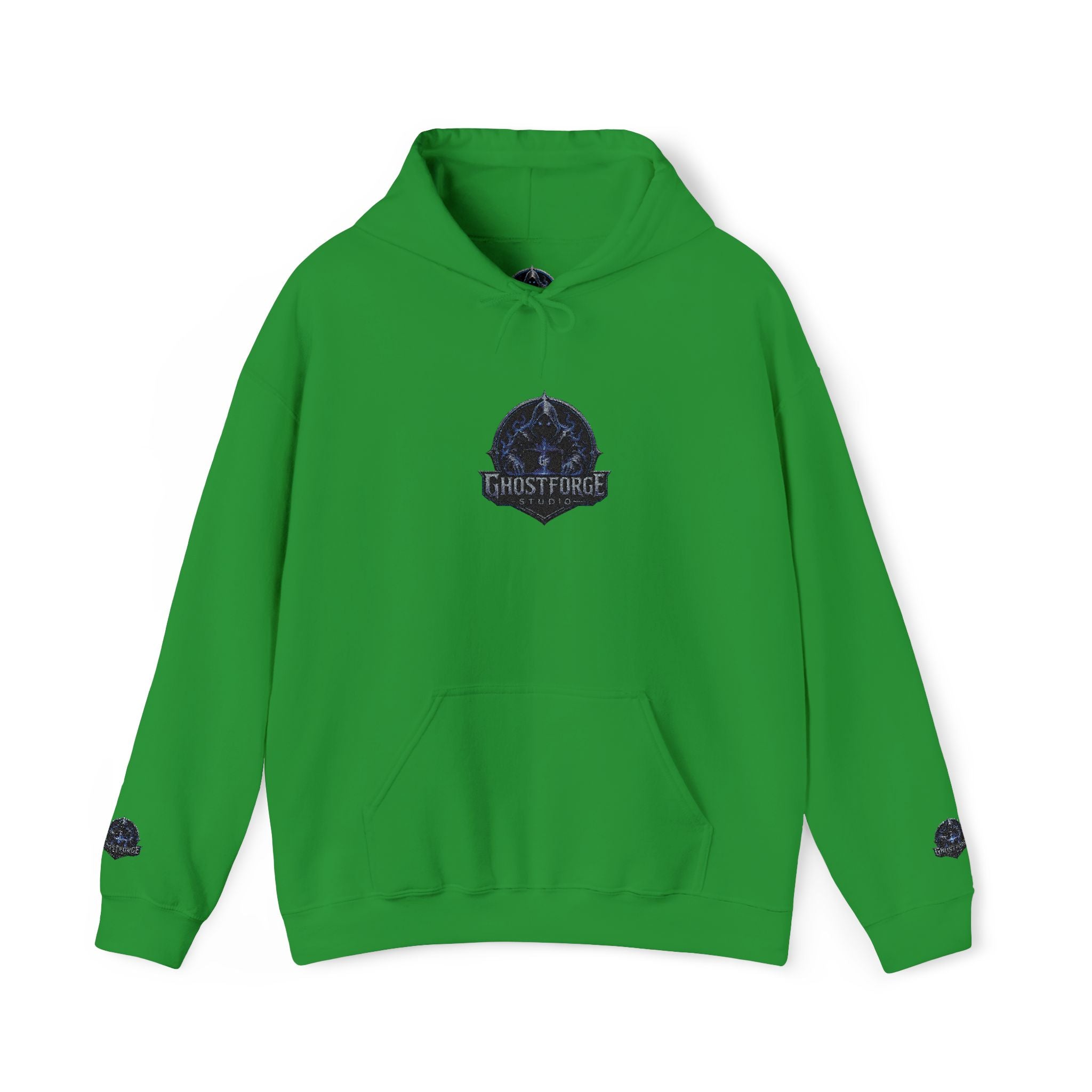 GhostForge Logo Hoodie — Graphic Wraith Hooded Sweatshirt