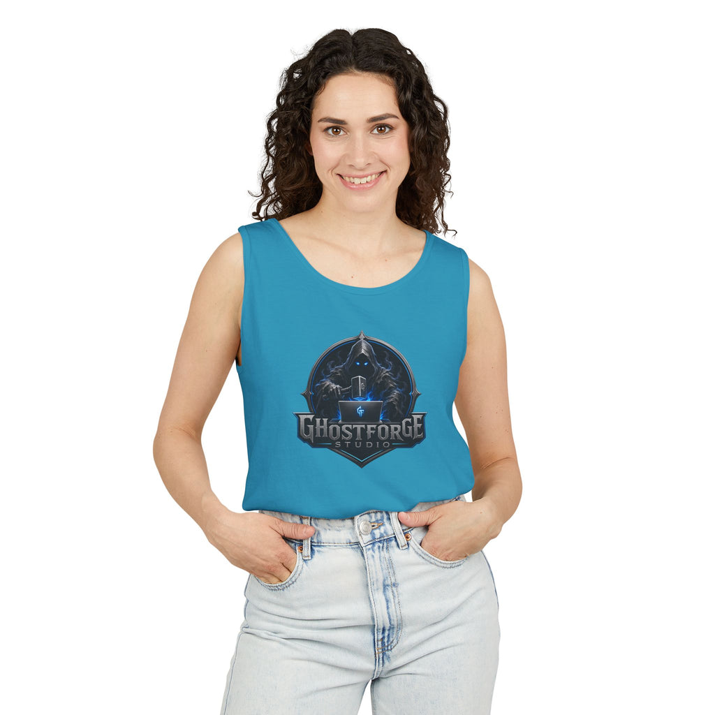 GhostForge Emblem Tank Top — Shop Logo Muscle Tee