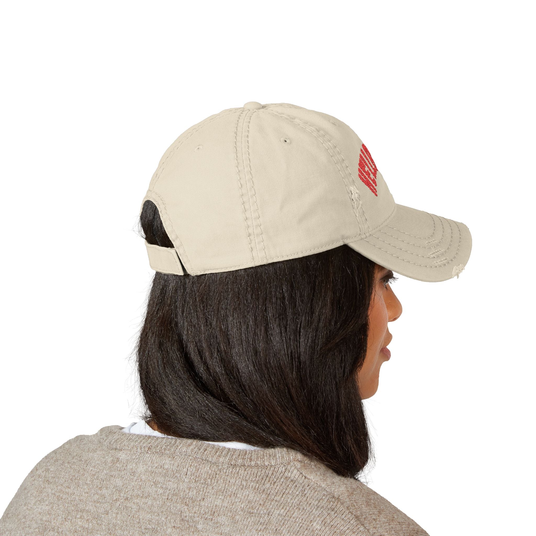 Hellbound Distressed Dad Hat — Embroidered Vintage Baseball Cap