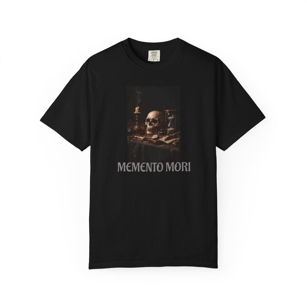Memento Mori Skull T-Shirt — Vintage Vanitas Art Tee