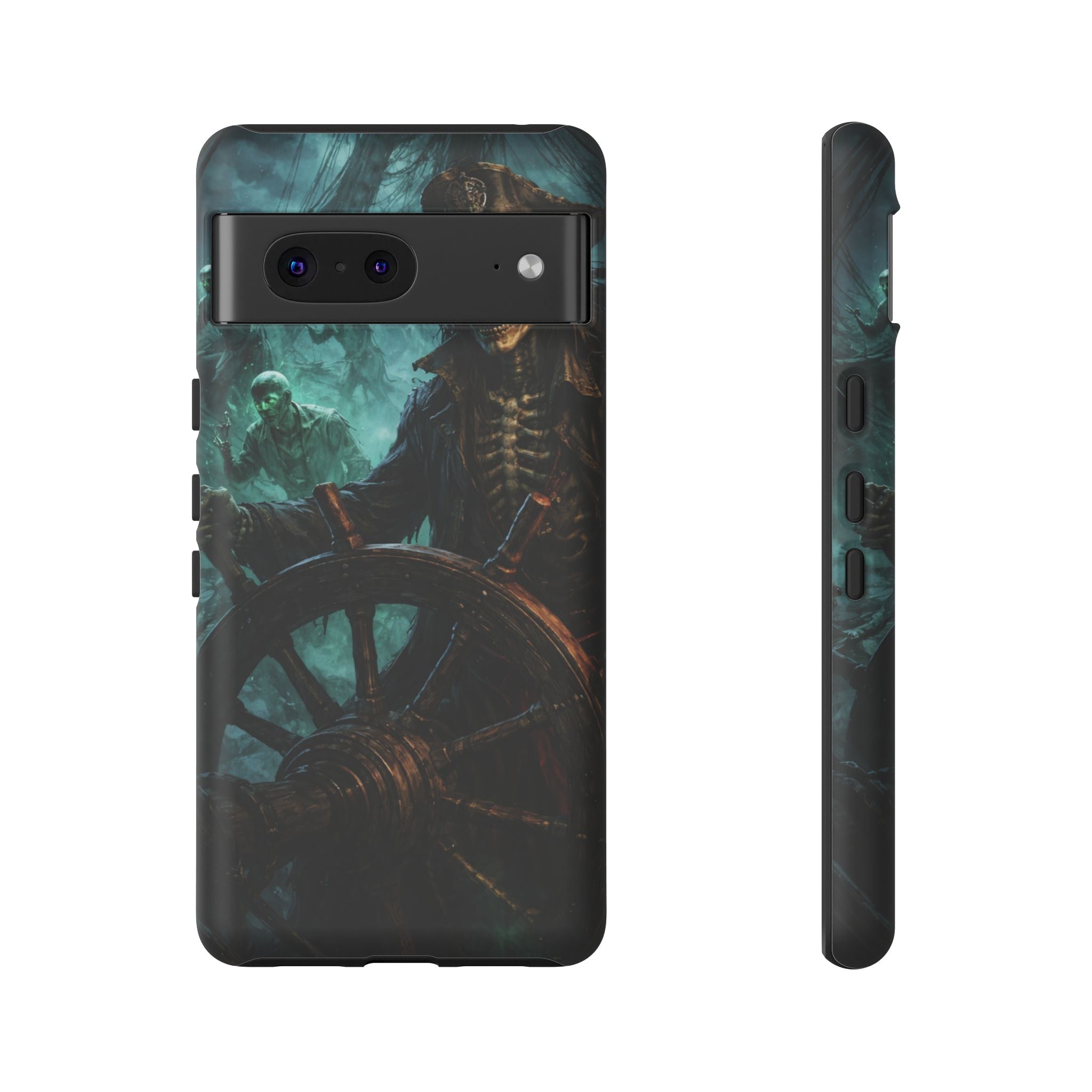 Pirate Skeleton Phone Case — Haunted Ship Captain iPhone Cover