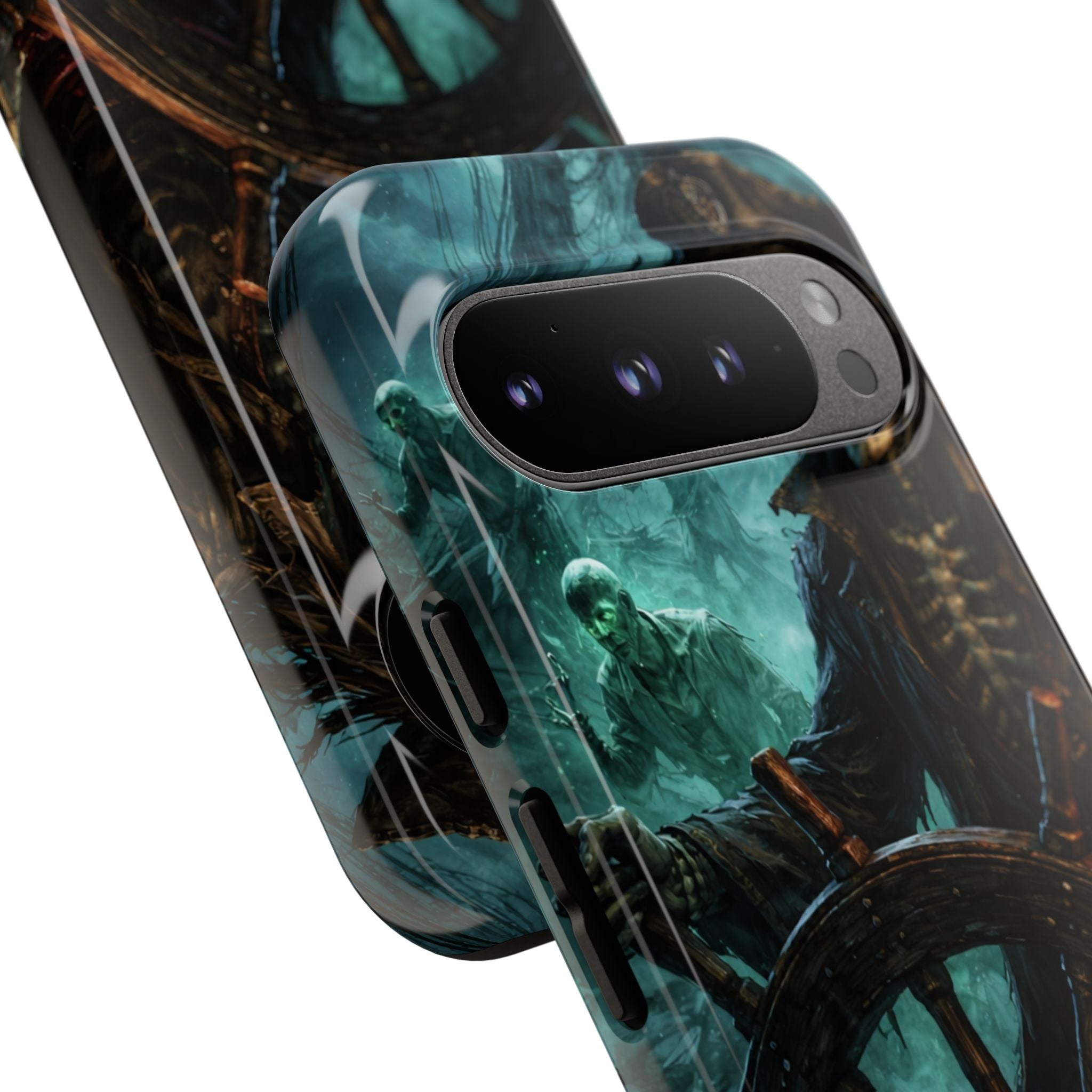 Pirate Skeleton Phone Case — Haunted Ship Captain iPhone Cover