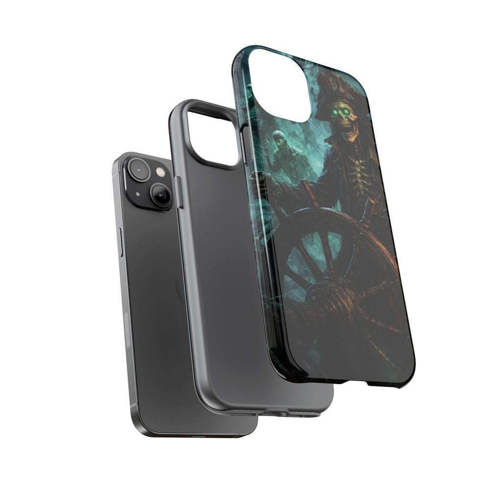Pirate Skeleton Phone Case — Haunted Ship Captain iPhone Cover