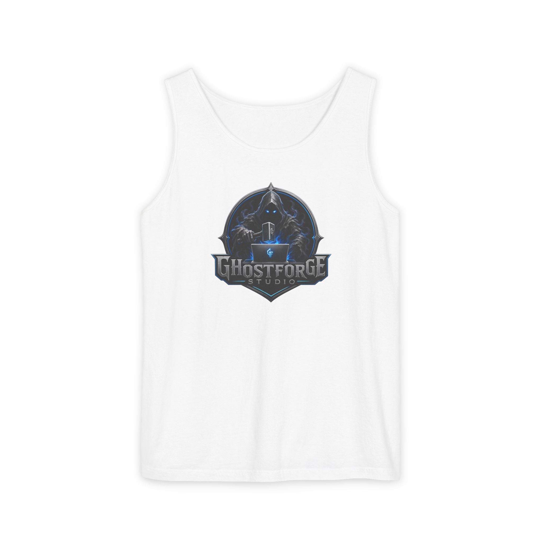 GhostForge Emblem Tank Top — Shop Logo Muscle Tee