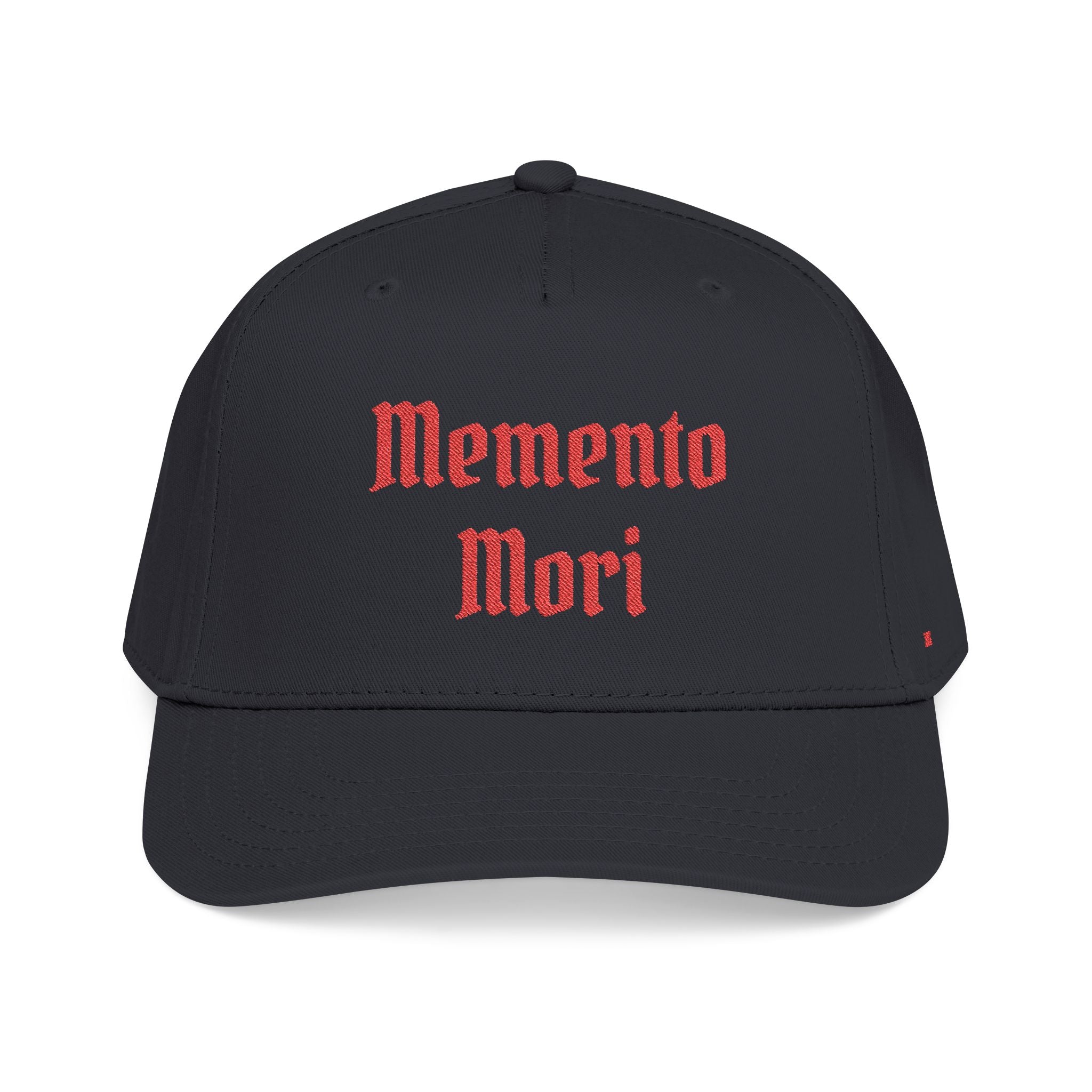 Mid Profile "Memento Mori" Embroidered Baseball Cap