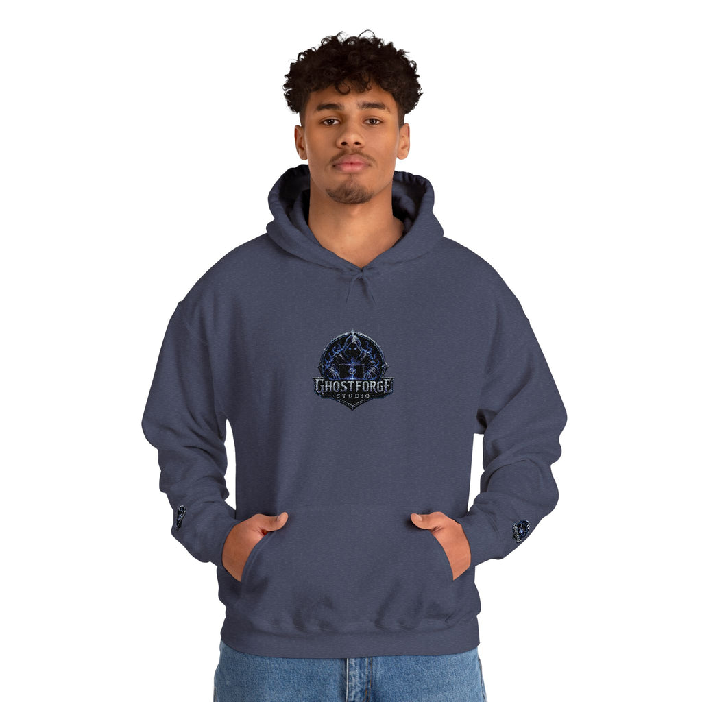 GhostForge Logo Hoodie — Graphic Wraith Hooded Sweatshirt