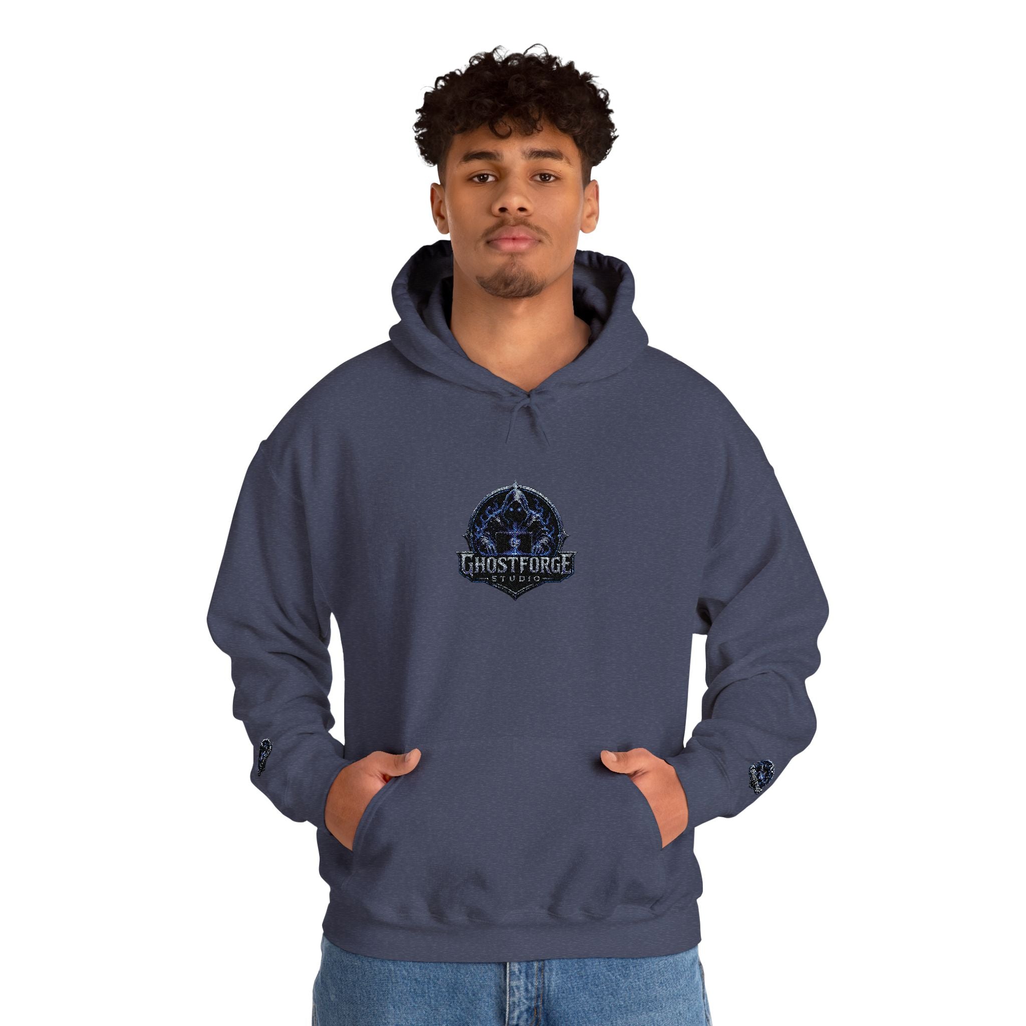 GhostForge Logo Hoodie — Graphic Wraith Hooded Sweatshirt
