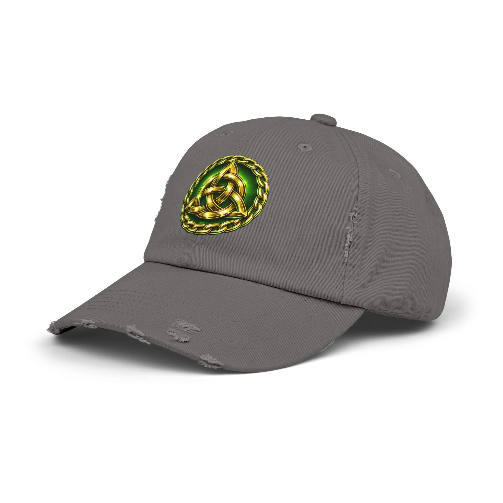 Celtic Triquerta - Trinity Knot Distressed Cap