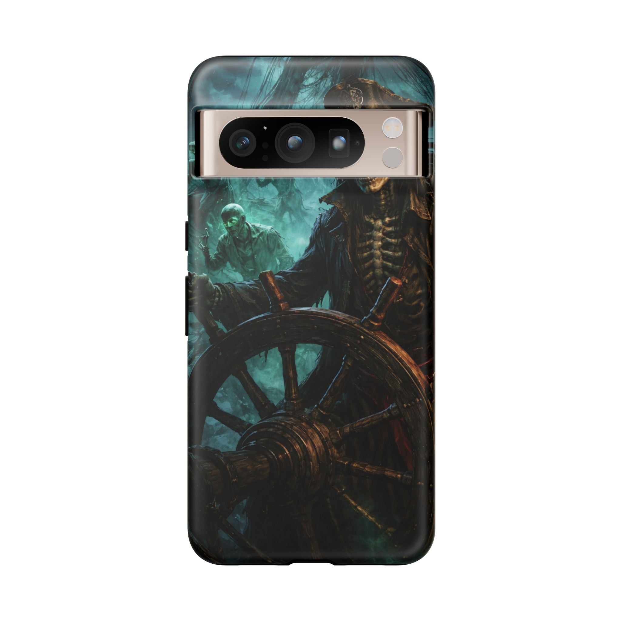 Pirate Skeleton Phone Case — Haunted Ship Captain iPhone Cover