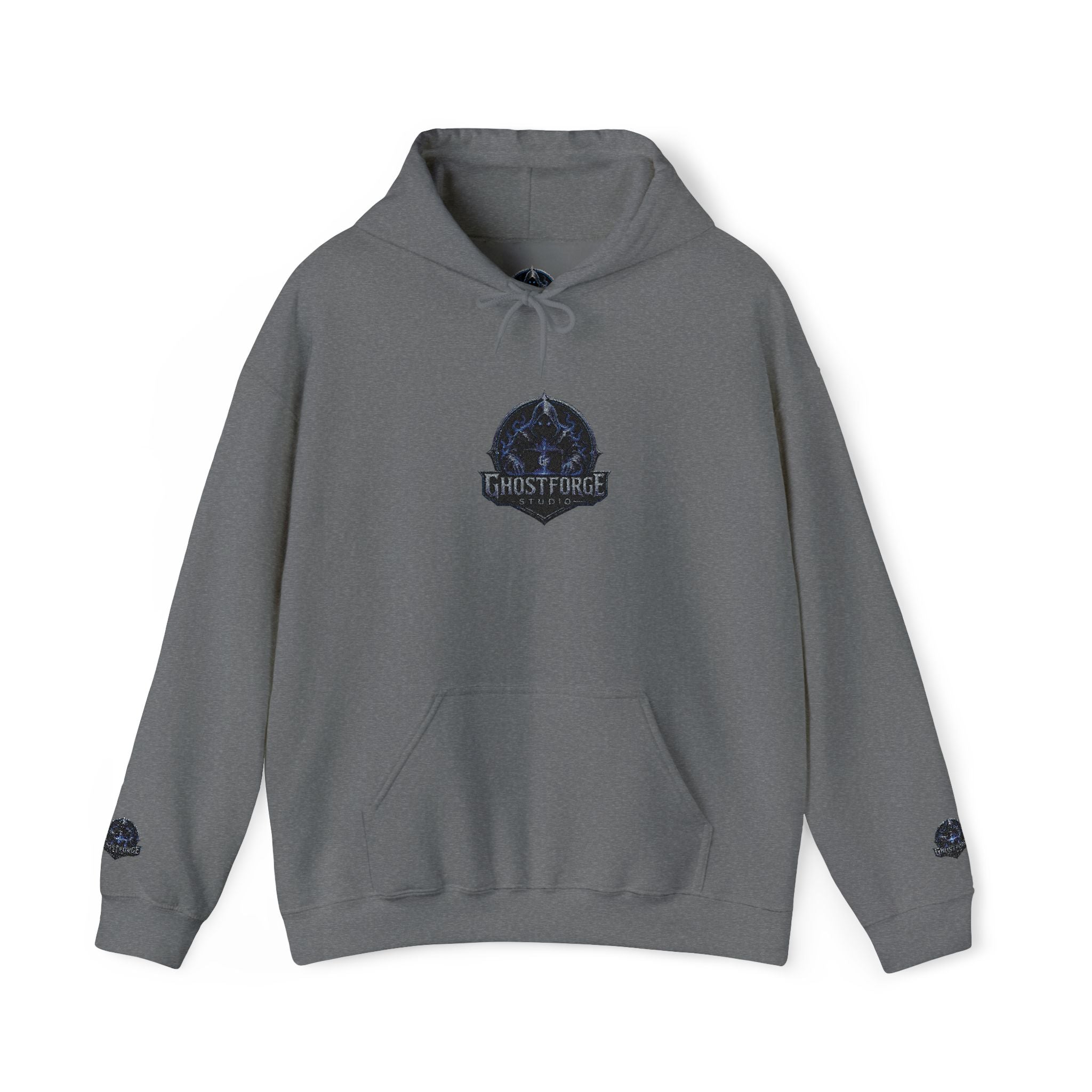 GhostForge Logo Hoodie — Graphic Wraith Hooded Sweatshirt