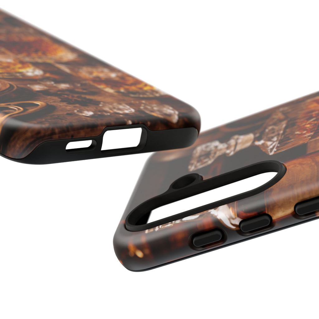 Whiskey Decanter Phone Case — Vintage Bar Spirits Protective Tough Case