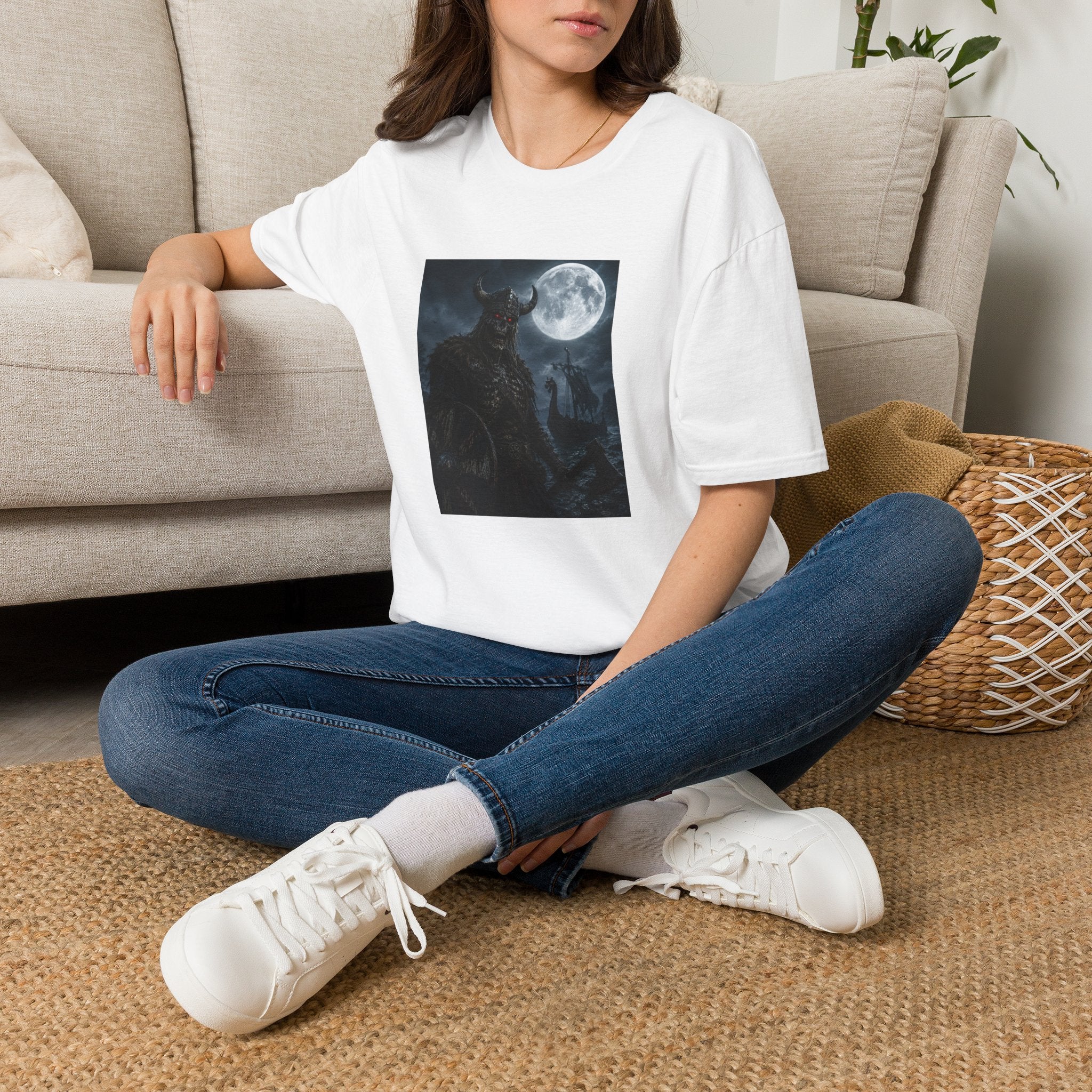 Viking Lord Tee — Moonlit Un-Dead Warrior Graphic T-Shirt