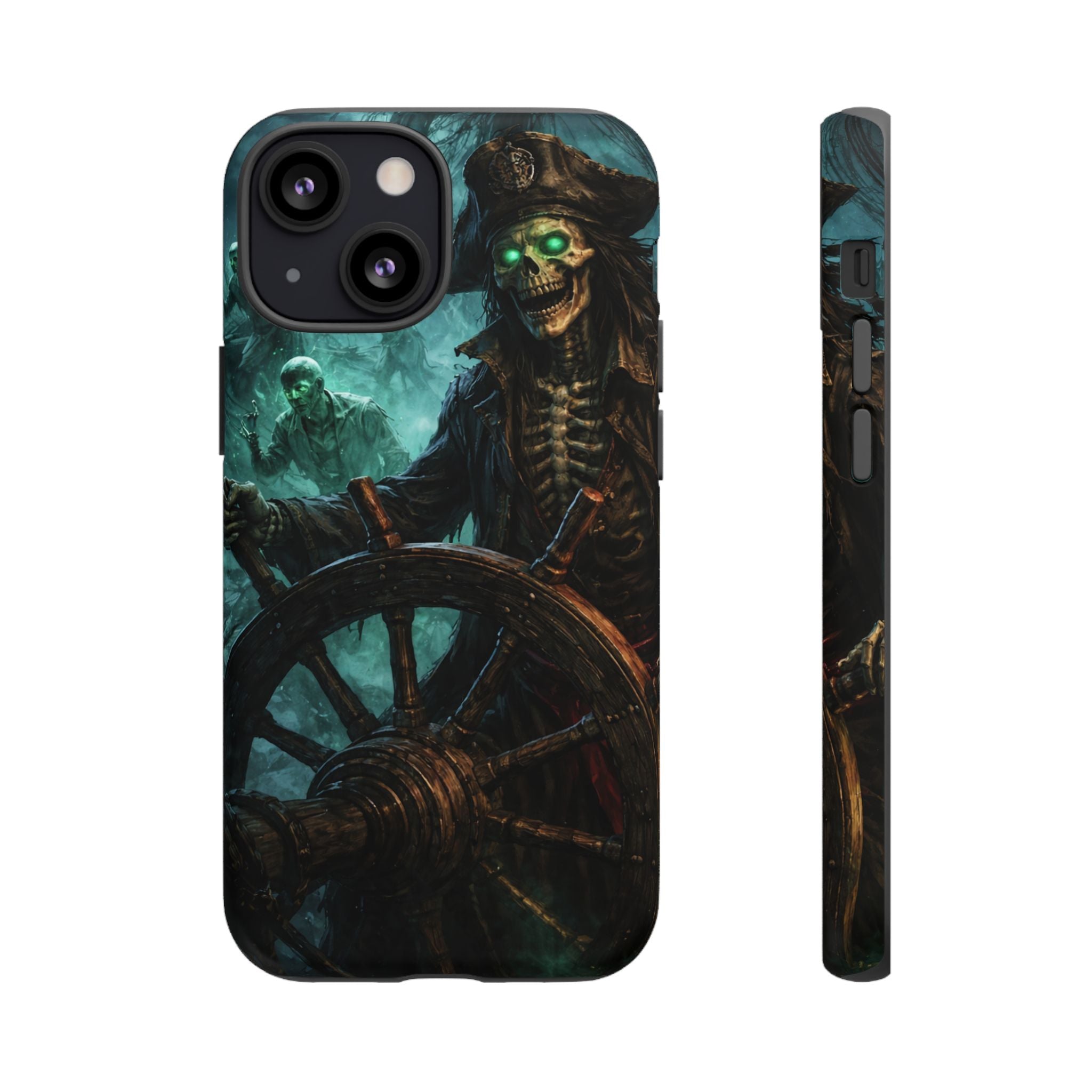 Pirate Skeleton Phone Case — Haunted Ship Captain iPhone Cover