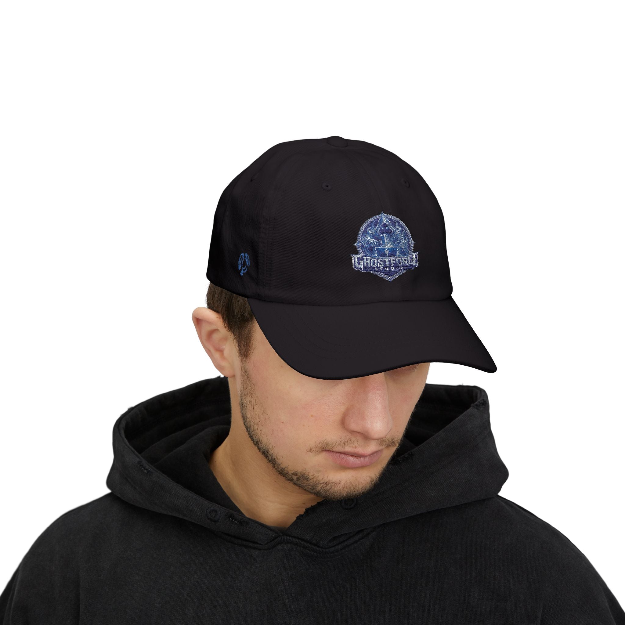 Ghostforge Studio Classic Dad Cap – Embroidered Electric Logo Baseball Hat