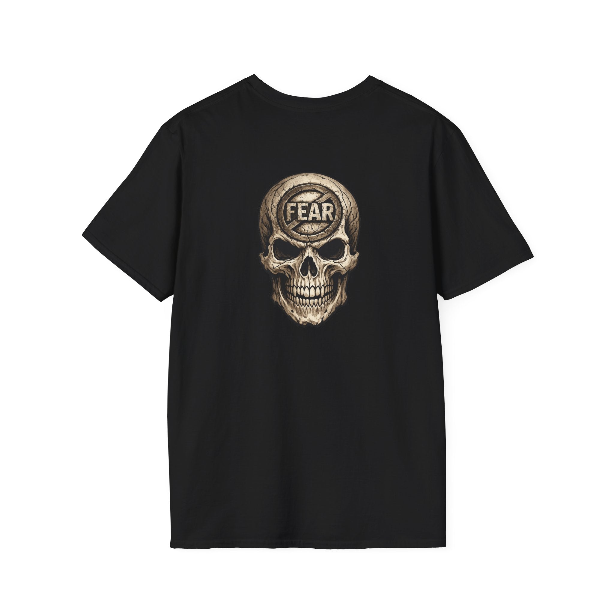 Premium NoFear Skull Vintage Skull T‑Shirt