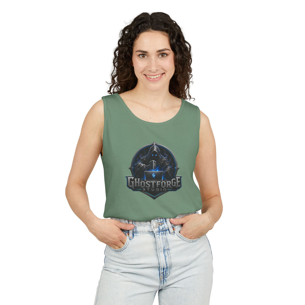 GhostForge Emblem Tank Top — Shop Logo Muscle Tee
