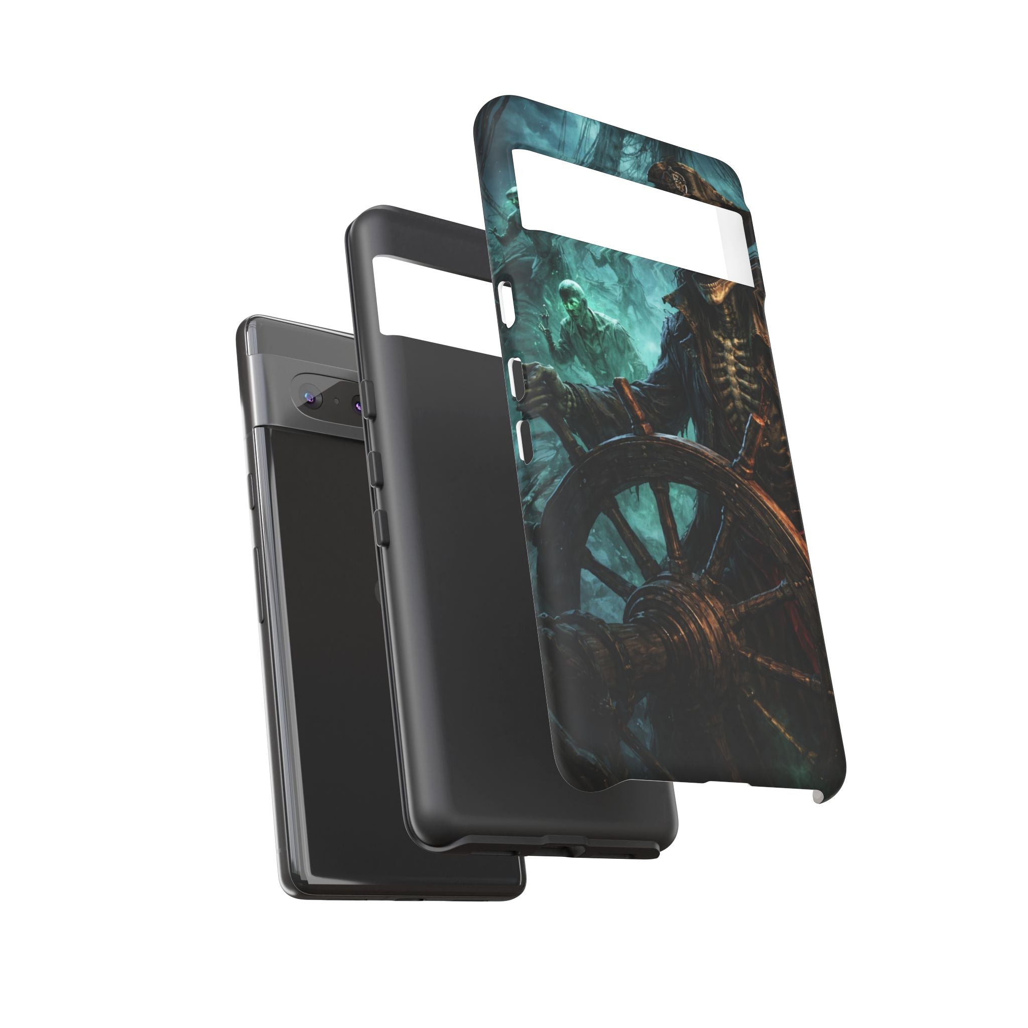 Pirate Skeleton Phone Case — Haunted Ship Captain iPhone Cover