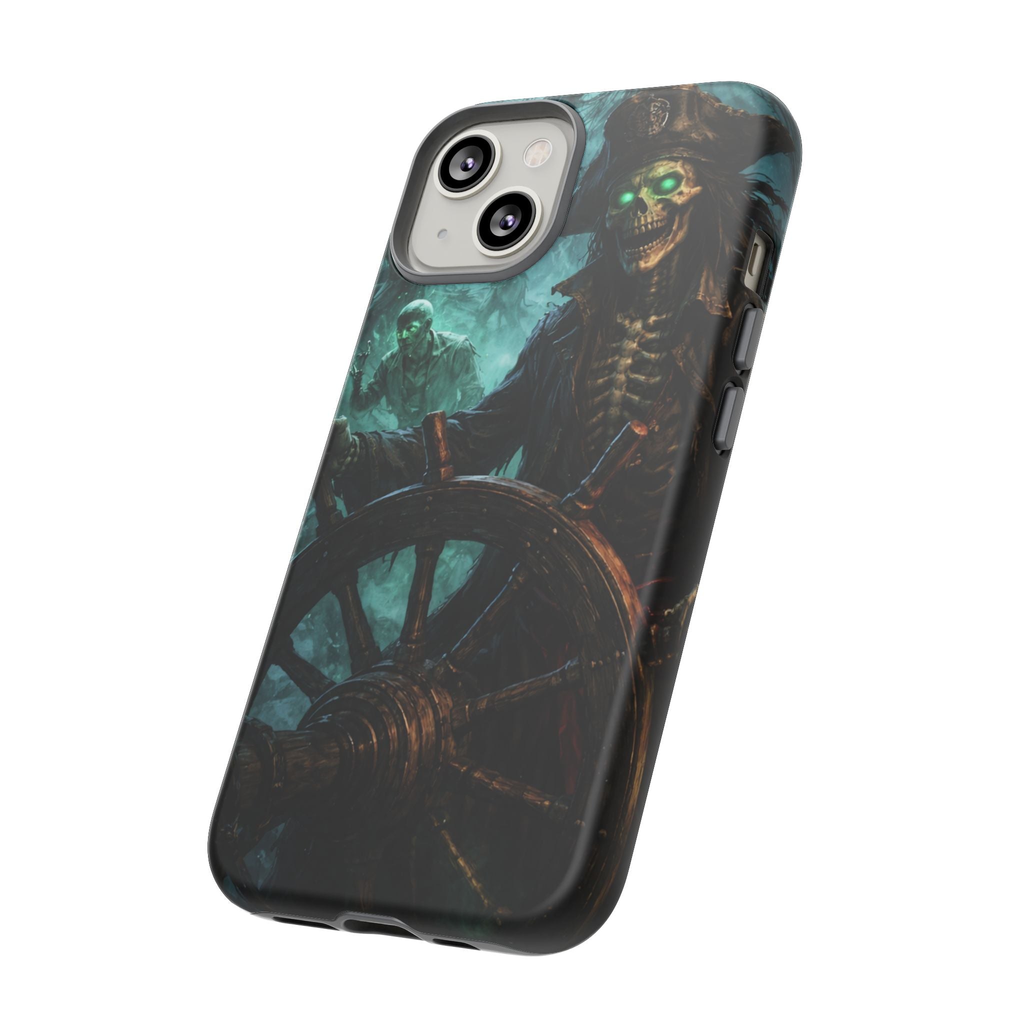 Pirate Skeleton Phone Case — Haunted Ship Captain iPhone Cover