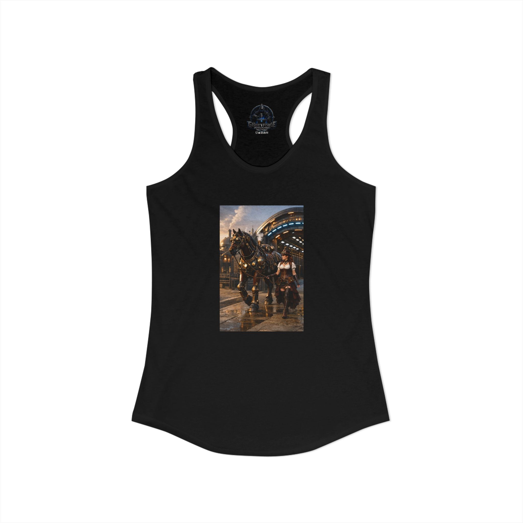 Women's Steampunk Racerback Tank
