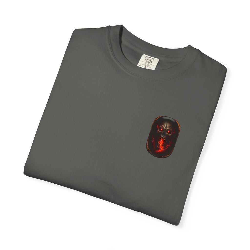 Premium Devil's Reject Skull T-Shirt — Flaming Skull Graphic Tee