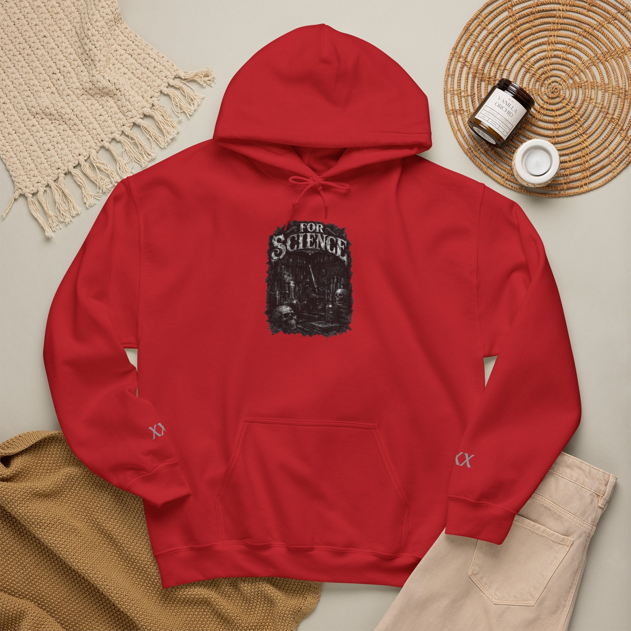 For Science Hoodie — Vintage ' FOR SCIENCE' Pullover