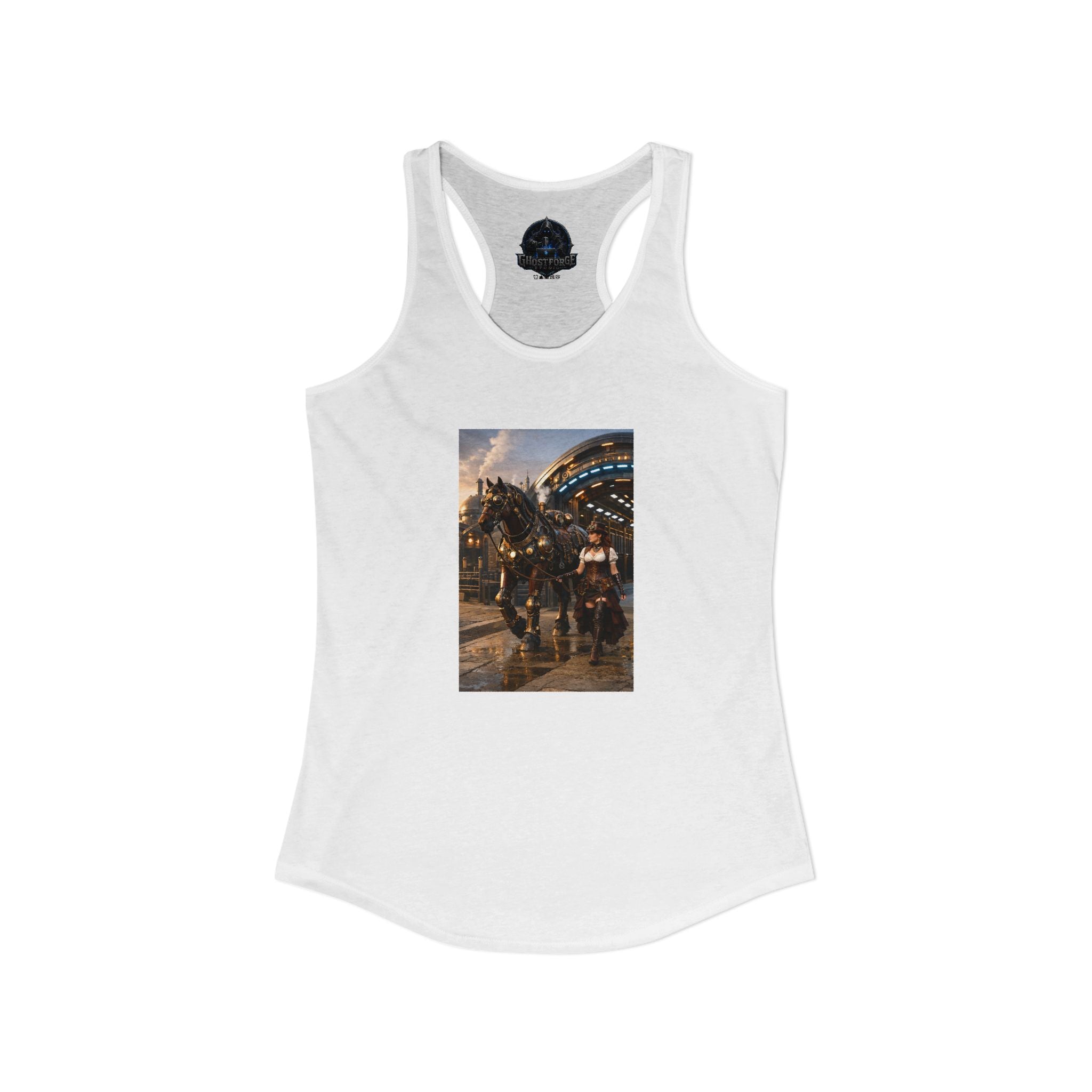 Women's Steampunk Racerback Tank