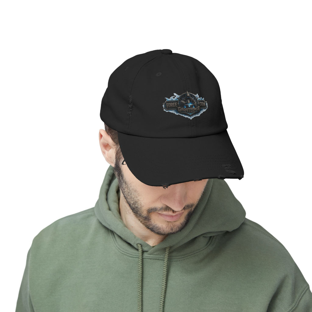 GhostForge Team Distressed Cap — Forge Crew Tactical Hat